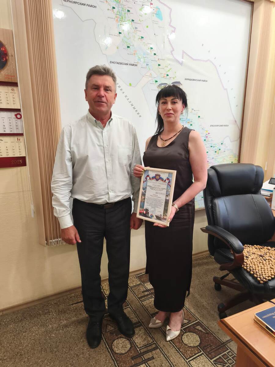 Начальник ГКУ «Волгоспас» выразил искреннюю благодарность индивидуальному предпринимателю 