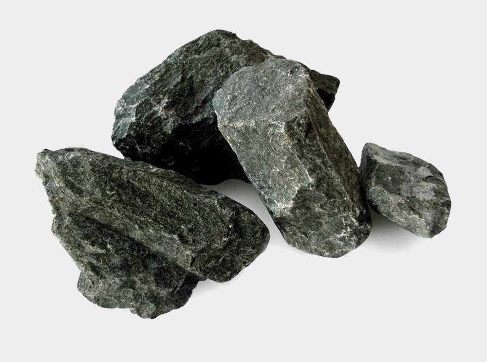 Дунит может иметь зеленоватый оттенок.