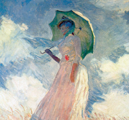 Клоде Моне. Дама с зонтиком, повернувшаяся налево. 1886. Музей Орсе, Париж