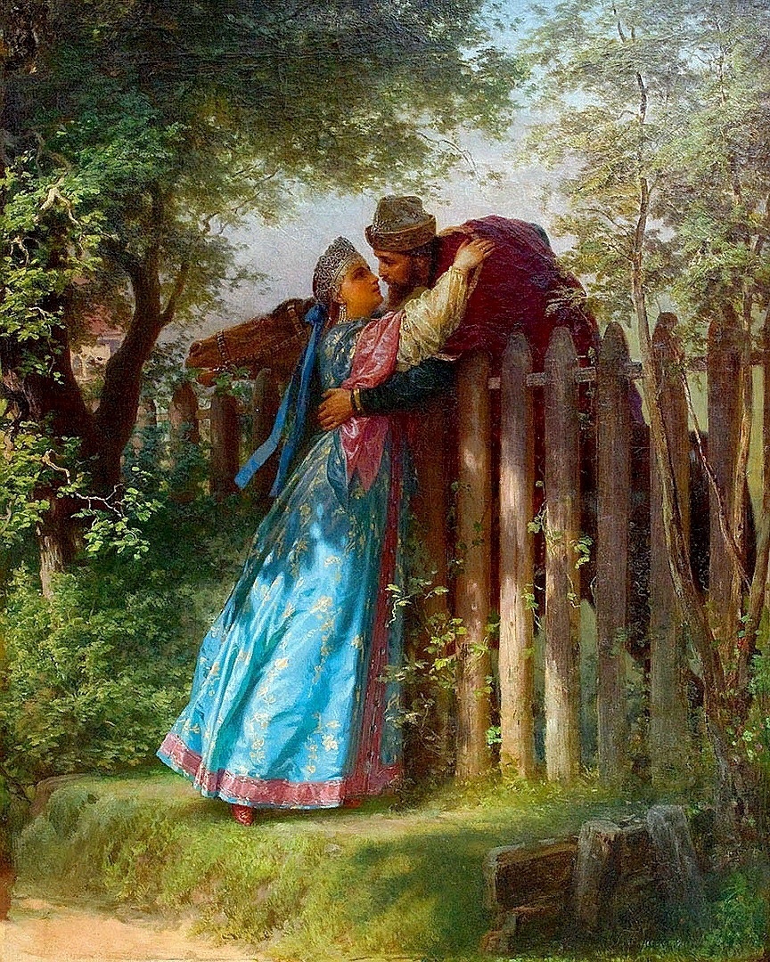 Верещагин Василий Петрович, «Желанная встреча», 1884, холст, масло, 92,4×72,9 см, Центр искусств «Москва»