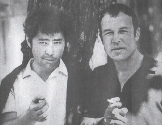 На илл.: Александр Вампилов и Глеб Пакулов. Глеб Иосифович Па́кулов (1 января 1930, село Буссе, Амурская область — 14 марта 2011, Иркутск) — прозаик, поэт.