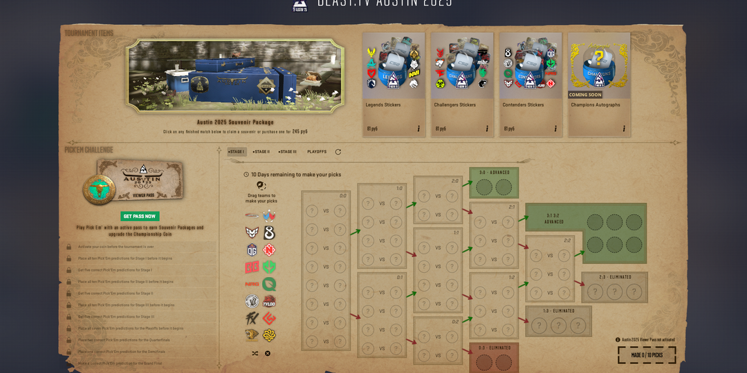 МЕЙДЖОР BLAST.TV AUSTIN MAJOR 2025 УЖЕ В COUNTER STRIKE 2