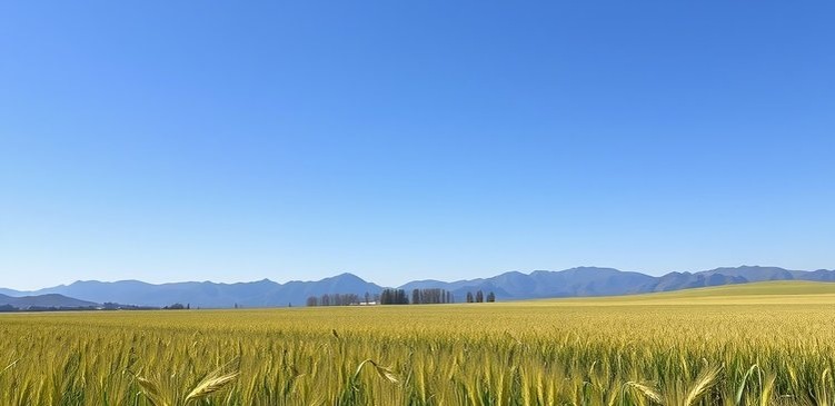    Флавоноидная пшеница выращивается в Китае под защитой цветочных полос