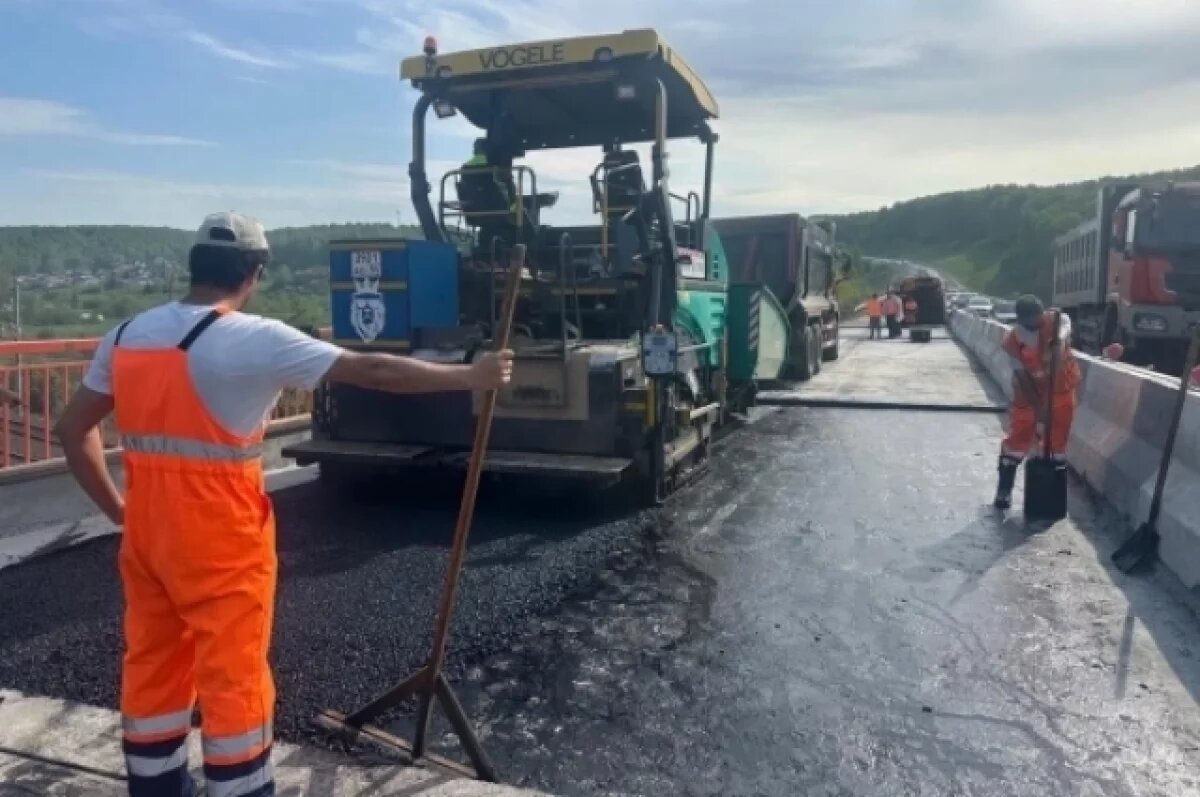    Ремонт на мосту у новосибирского села Гусиный Брод закончат к 15 октября