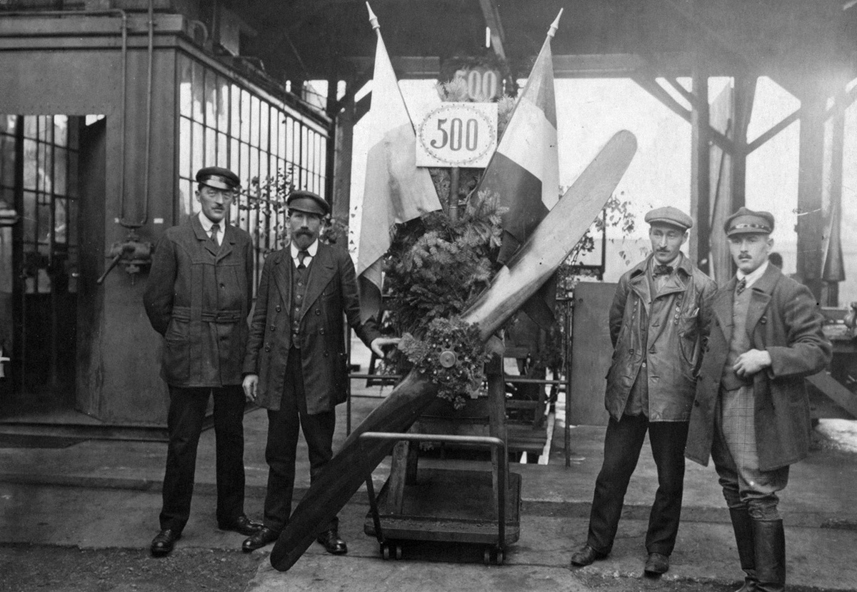 500-й авиационный двигатель BMW IIIa, 1918 год. Фото: BMW Group