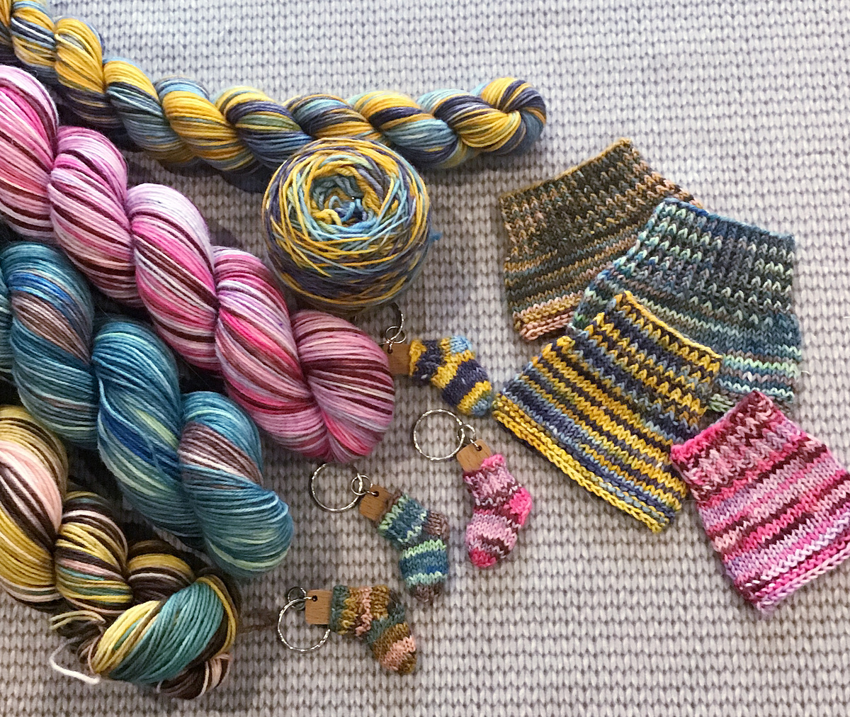 Моя первая носочная пряжа, 2017 год