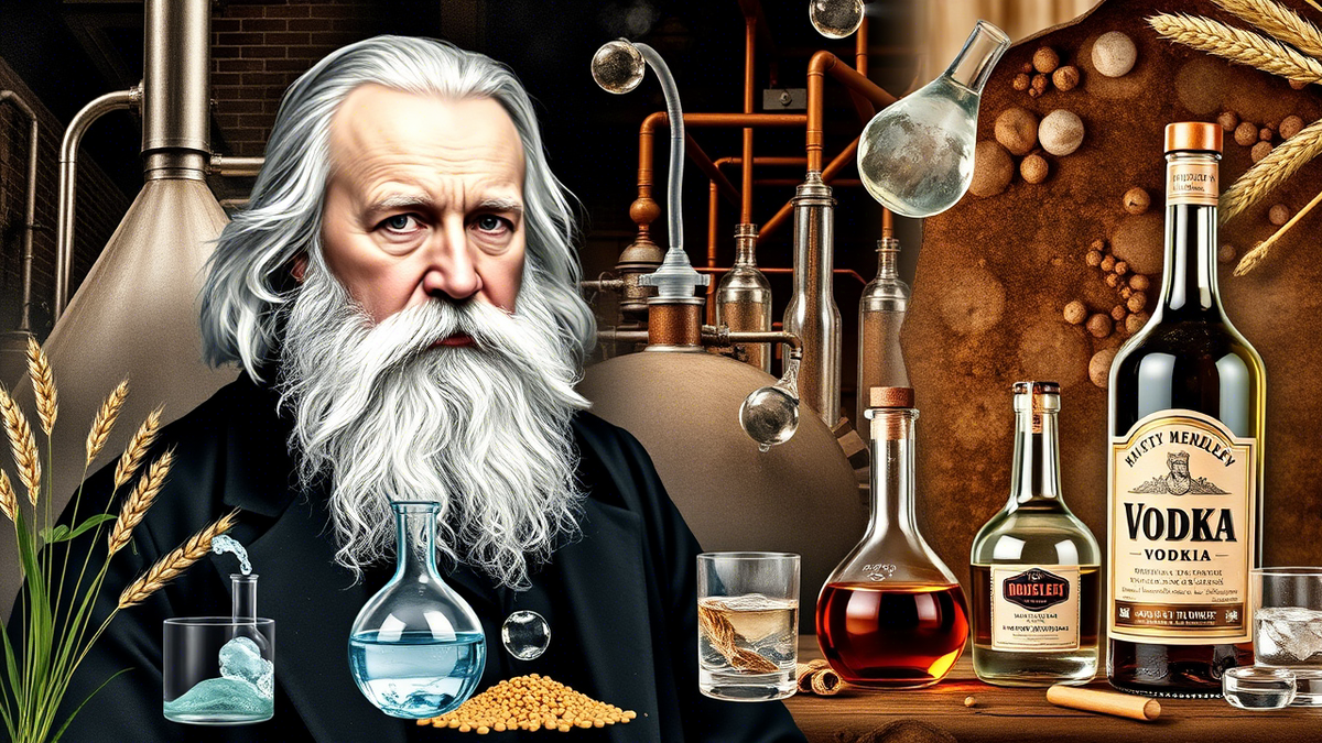 На основе химического анализа и экспириментов была изобретена Водка (ген.AI)