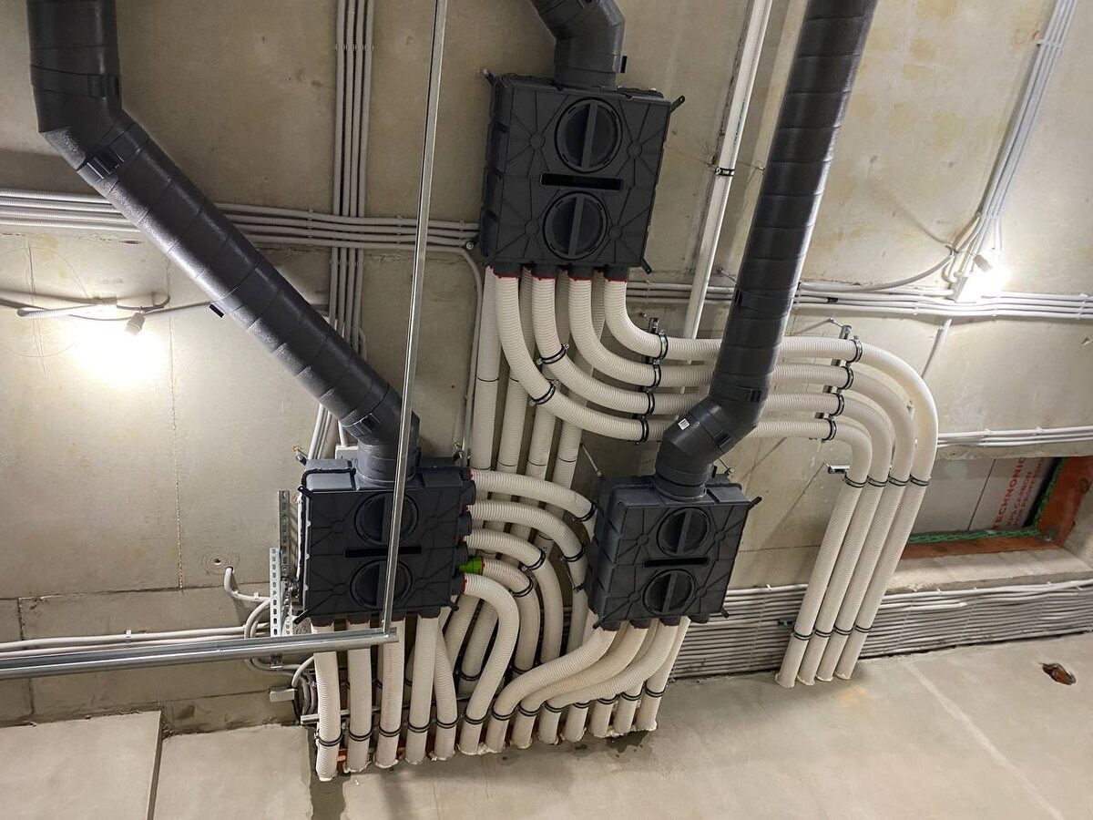 Три коллектора (КСД) - два контура + вытяжной. Воздуховоды Blizzard Alpina 75 - ОМНИСАН & Ходаковский Андрей