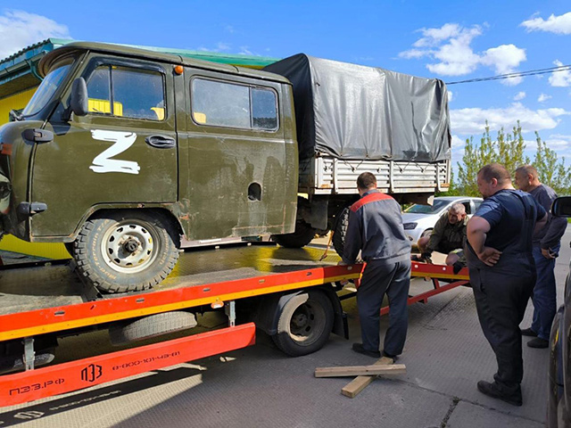 Из города Кашин Тверской области в зону СВО отправлен гуманитарный груз