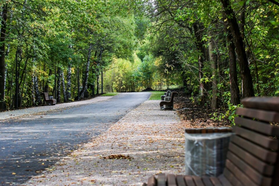    Реконструкция парка "Юбилейного". Сентябрь 2022 года . Источник: Виталий Барабаш