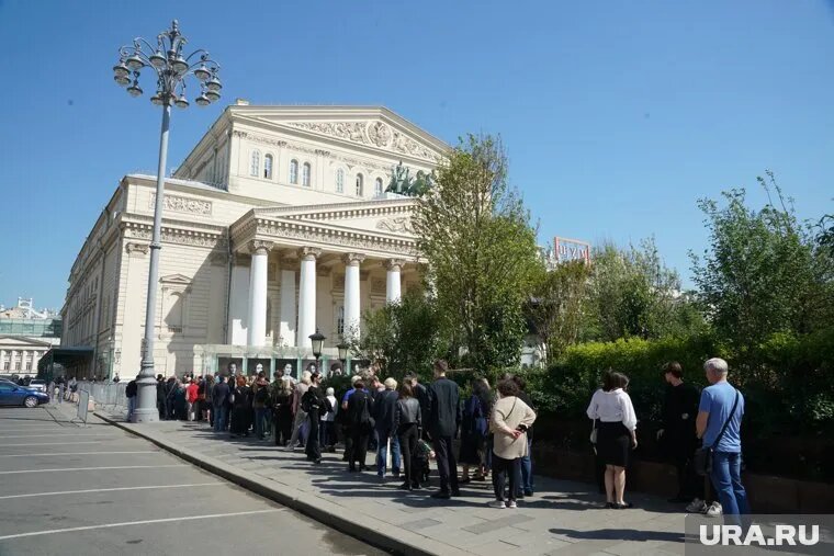 В столице началось прощание с Григоровичем. Фото: Вячеслав Немышев © URA.RU