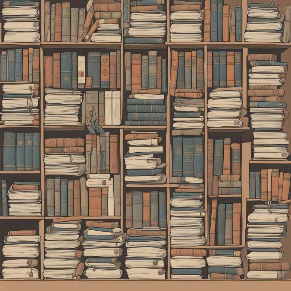 В книгах записаны важные зания.