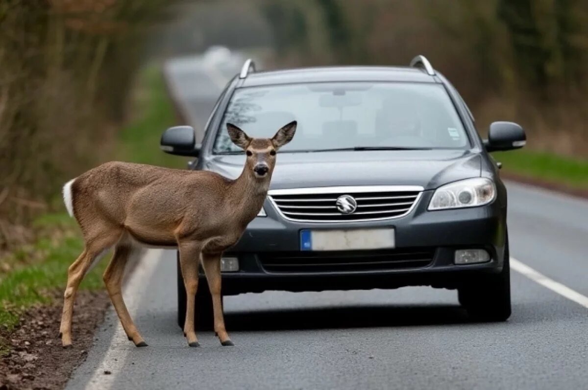    Жителей Томской области предупреждают о выходе диких животных на дорогу