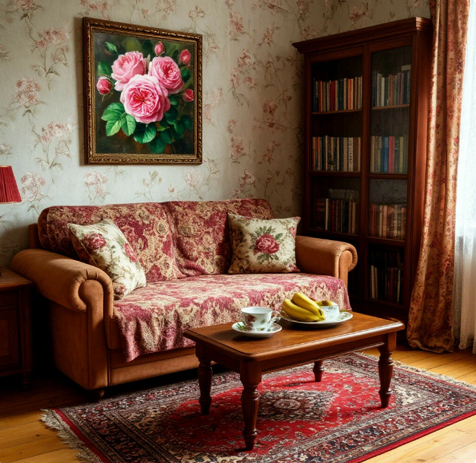 Создано нейросетью. Примерно так у меня дома.