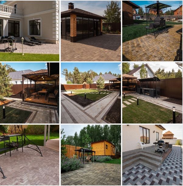 Мангальная зона с беседкой в частном доме. Фотопримеры