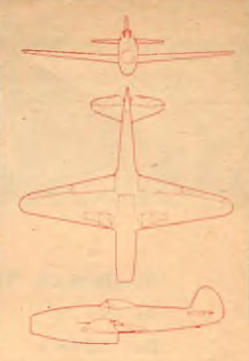 одномоторный реактивный перехватчик Yak 15 (Як-15)