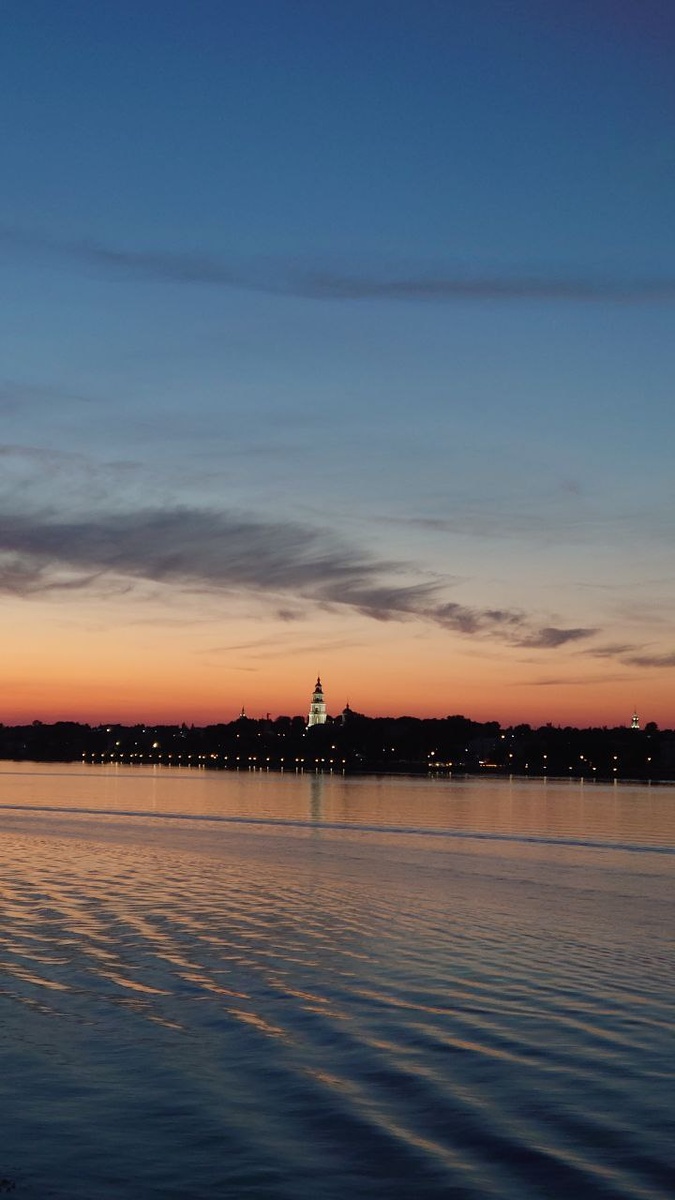 Панорама левого берега  Костромы