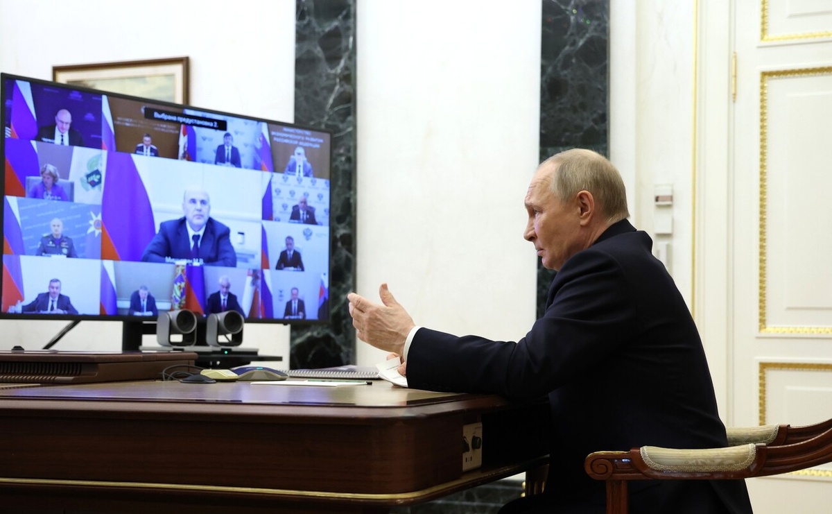 Путин дал старт масштабной кампании восстановления пострадавшего от неонацистов приграничья.  Фото: пресс-служба Администрации президента РФ / kremlin.ru