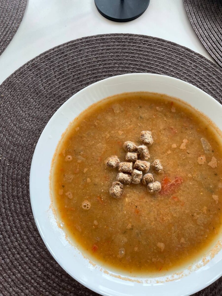 Чечевичный суп, как вариант обеда 😌
