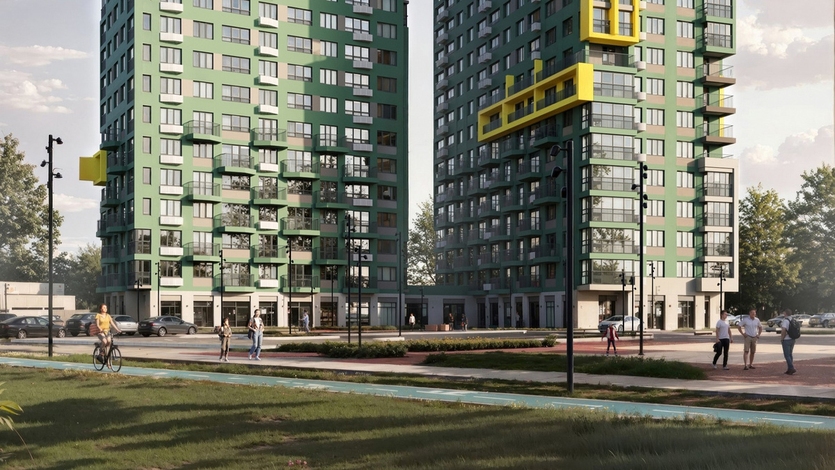 Фасады выдержаны в природном цвете и гармонично вписываются в окружающий ландшафт