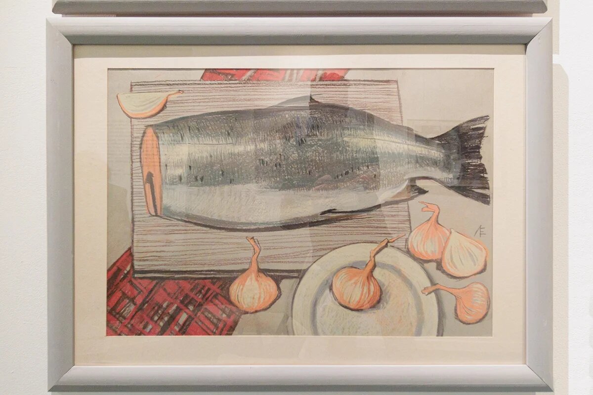    На выставке «Графика жизни» Елены Леонтьевой. Фото: «Республика» / Михаил Никитин