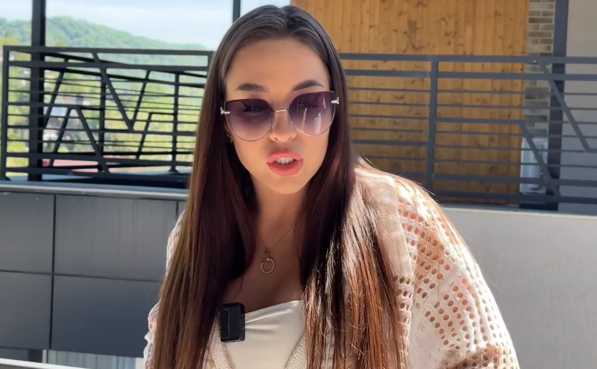 Евгения Дорожкина (фото из эфира на «Okko»)