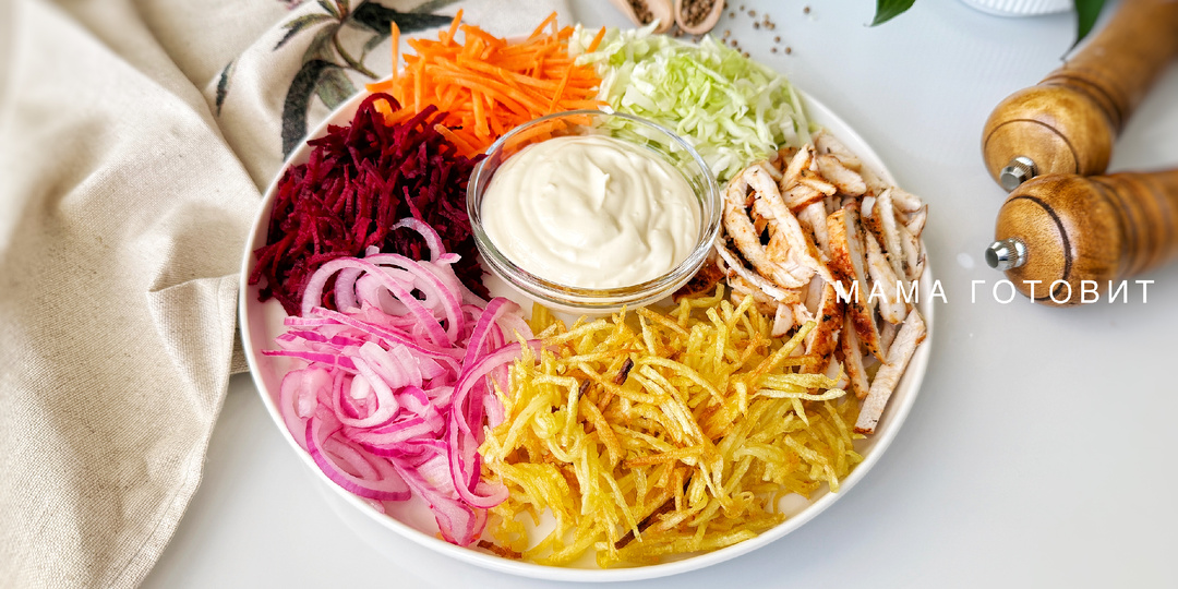 Салат "Козёл в огороде": влюбляет в себя с первой ложки