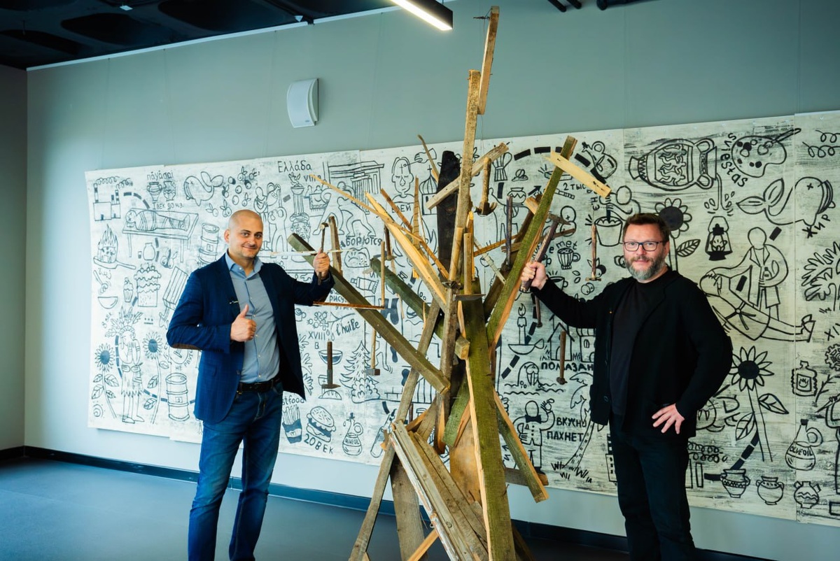 Роман Гетц и Андрей Харшак в НИУ ВШЭ в Санкт-Петербурге. Школа дизайна. СМИ «Гид по вузам».