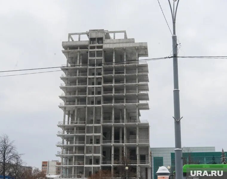 Здание планировали закончить в 2024 году. Фото: Марат Губайдуллин © URA.RU