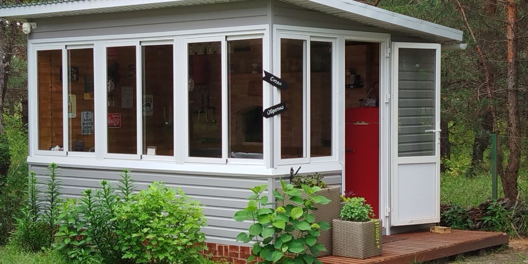 Летняя кухня с барбекю комплексом. Большой обзор долгостроя.