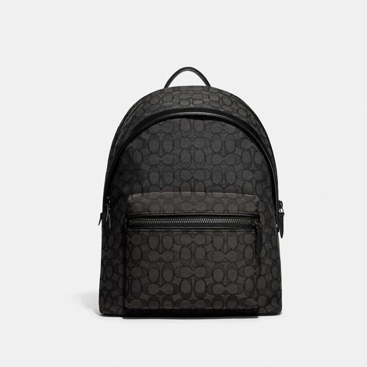 Рюкзак Coach Charter Backpack In Signature Jacquard - Charcoal/Black ( черно-серый)