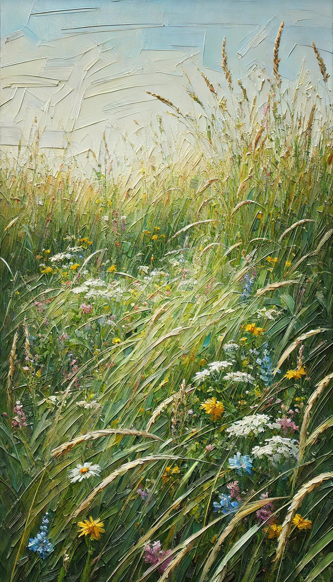 Примятая дикорастущая трава