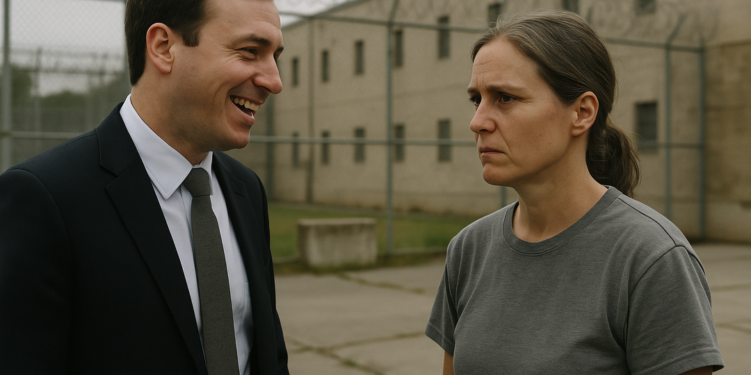 Приехав посмеяться над женой, которуюотправил на 5 лет в тюрьму..