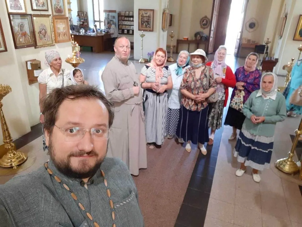 Фото Иерея Владислава Берегового со службы