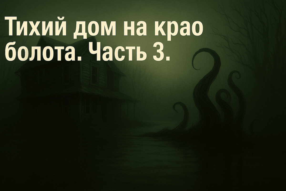 Тихий дом на краю болота.