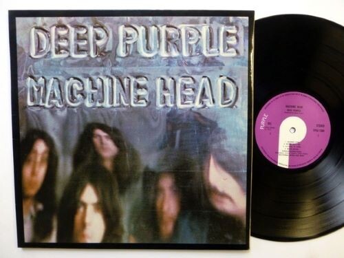 Обложка винилового диска лучшего альбота рок группы Deep Purple - "Machine Head" 1972 года