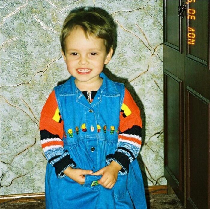 Стася Милославская в детстве