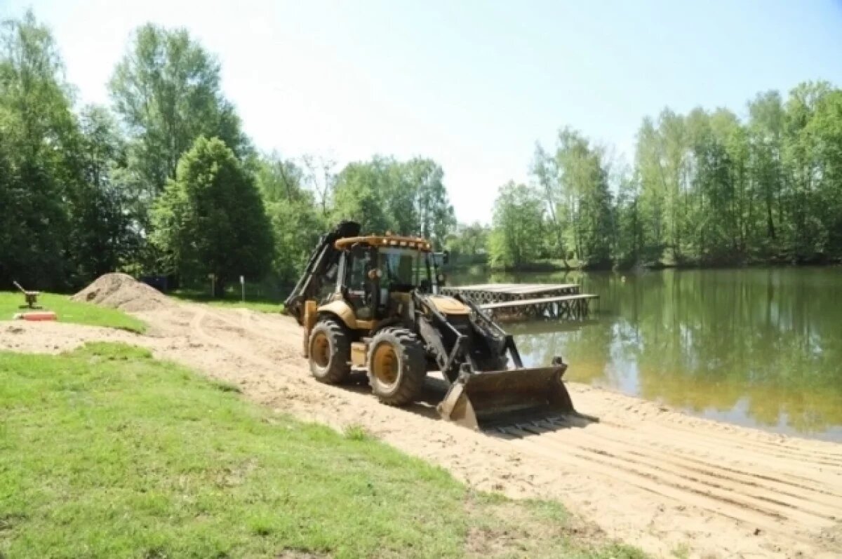    Подготовку пляжей к купальному сезону завершают в Туле