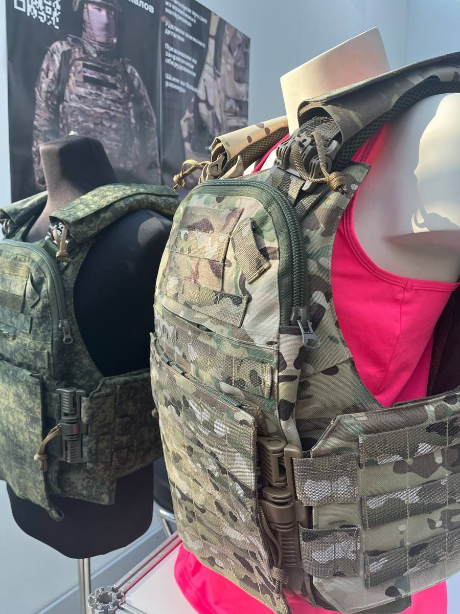 Наши бронежилеты на выставке ОрёлEXPO в Москве