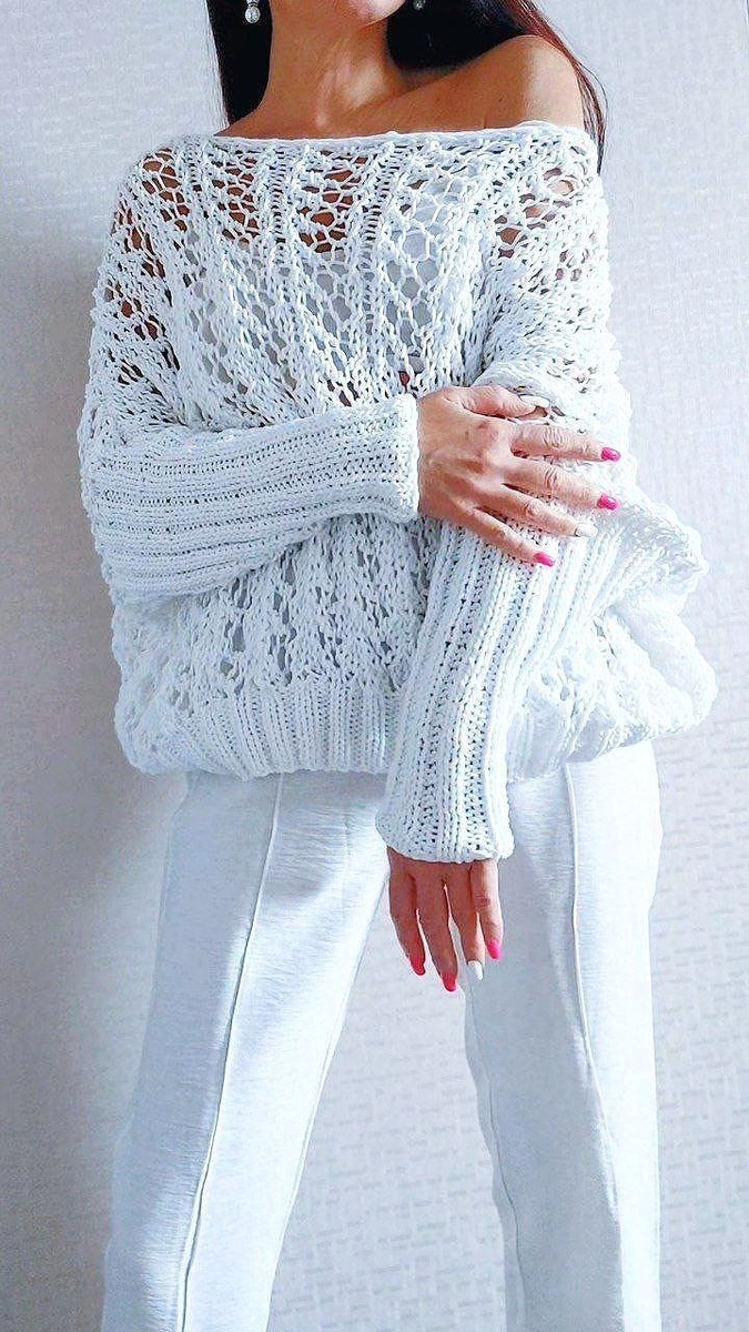 Джемпер по МК  Эльвиры Вафиной 