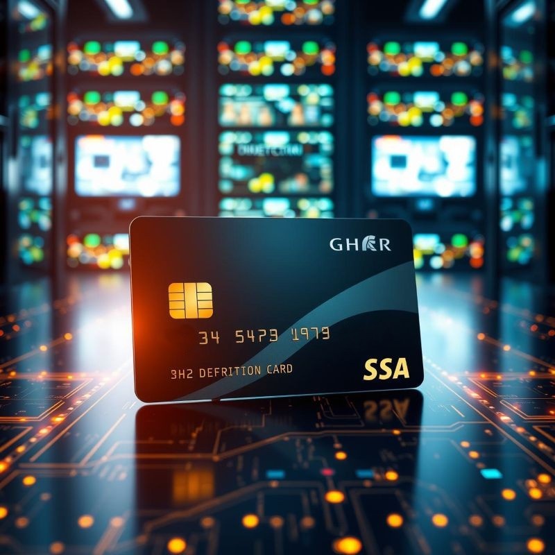 Карта банка. Иллюстрация сгенерирована нейросетью