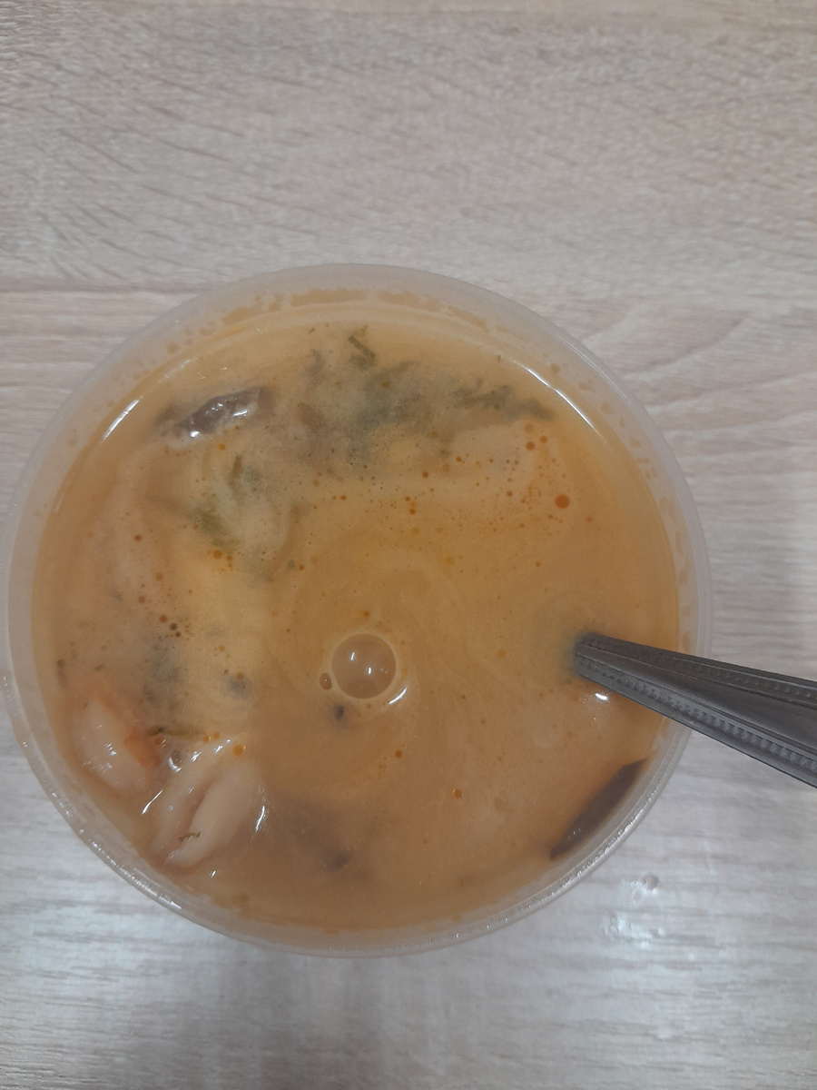 Внешний вид супа.