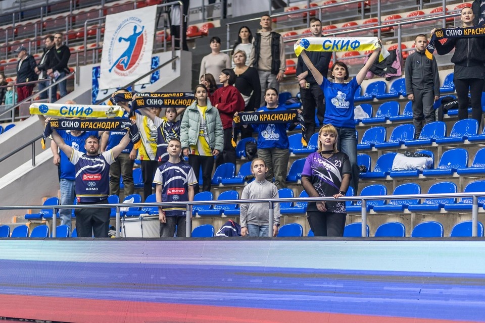    СКИФ завершил сезон на 8 месте в чемпионате России. Фото: пресс-служба гандбольного клуба СКИФ