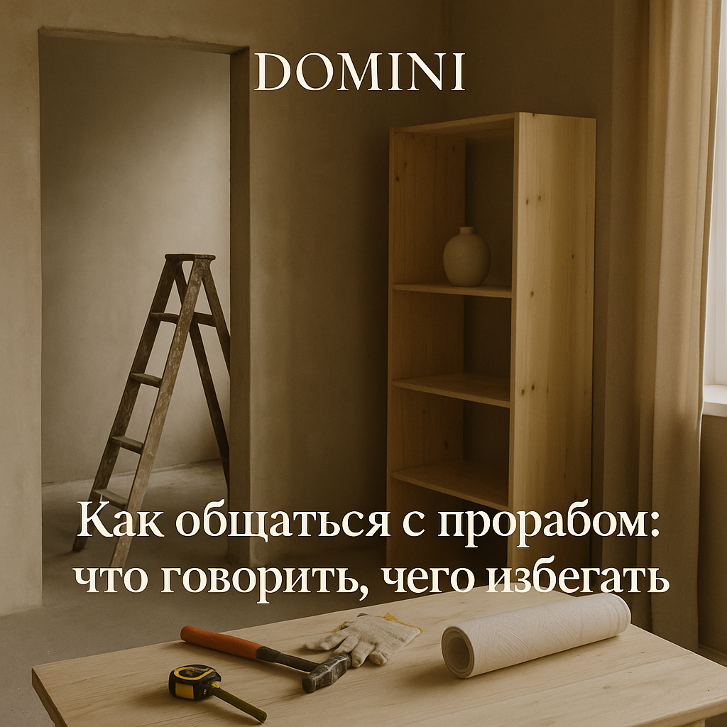    Как правильно общаться с прорабом при ремонте в Москве