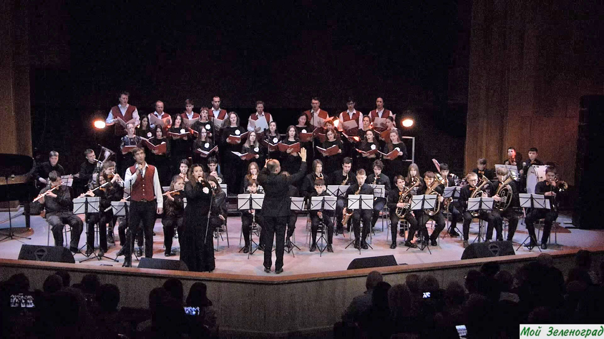 Хор НИУ МИЭТ и духовой оркестр ДМШ №71