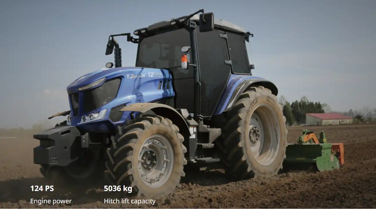 Трактор Iseki TJW 1233 (источник фото: tym.world / iseki.co.jp)