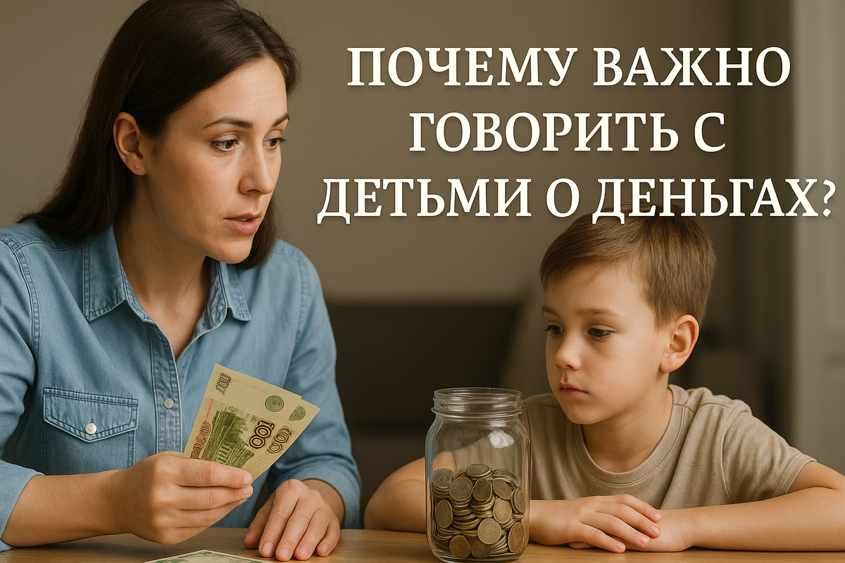 Почему важно говорить с детьми о деньгах?