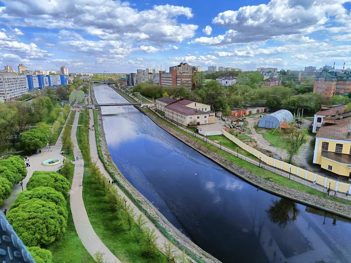 Г. Иваново с колеса обозрения. Набережная.