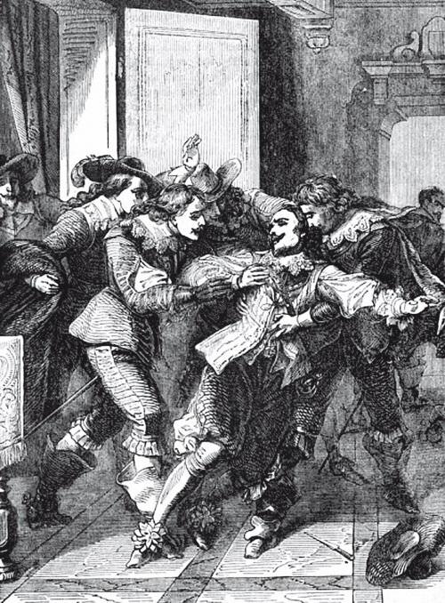 Неизвестный автор. Убийство герцога Бекингема. Гравюра. Ок. 1902. «История Англии Касселла»