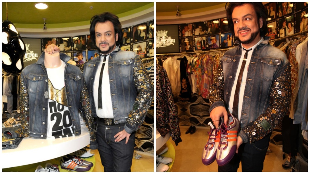 Цены на вещи в его бутике были совсем не демокротичны, да и сами вещи , скажем так, экстравогантны, подстать королю эстрады.